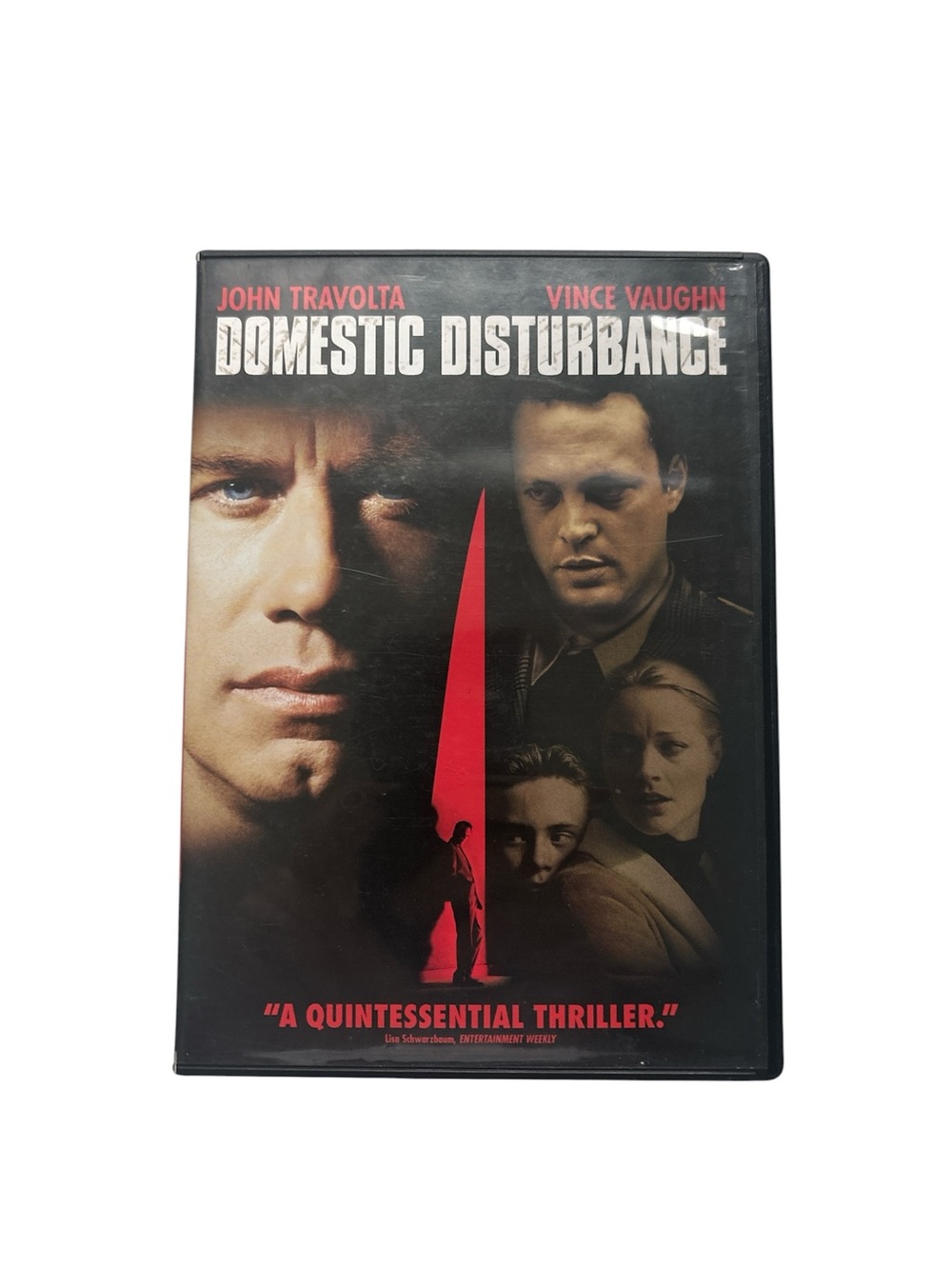 Domestic Disturbance DVD - Red & Black Thriller Cover